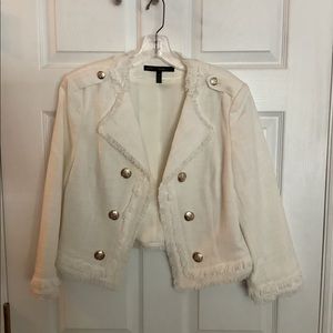 WHBM Military Jacket Gold Buttons sz 12